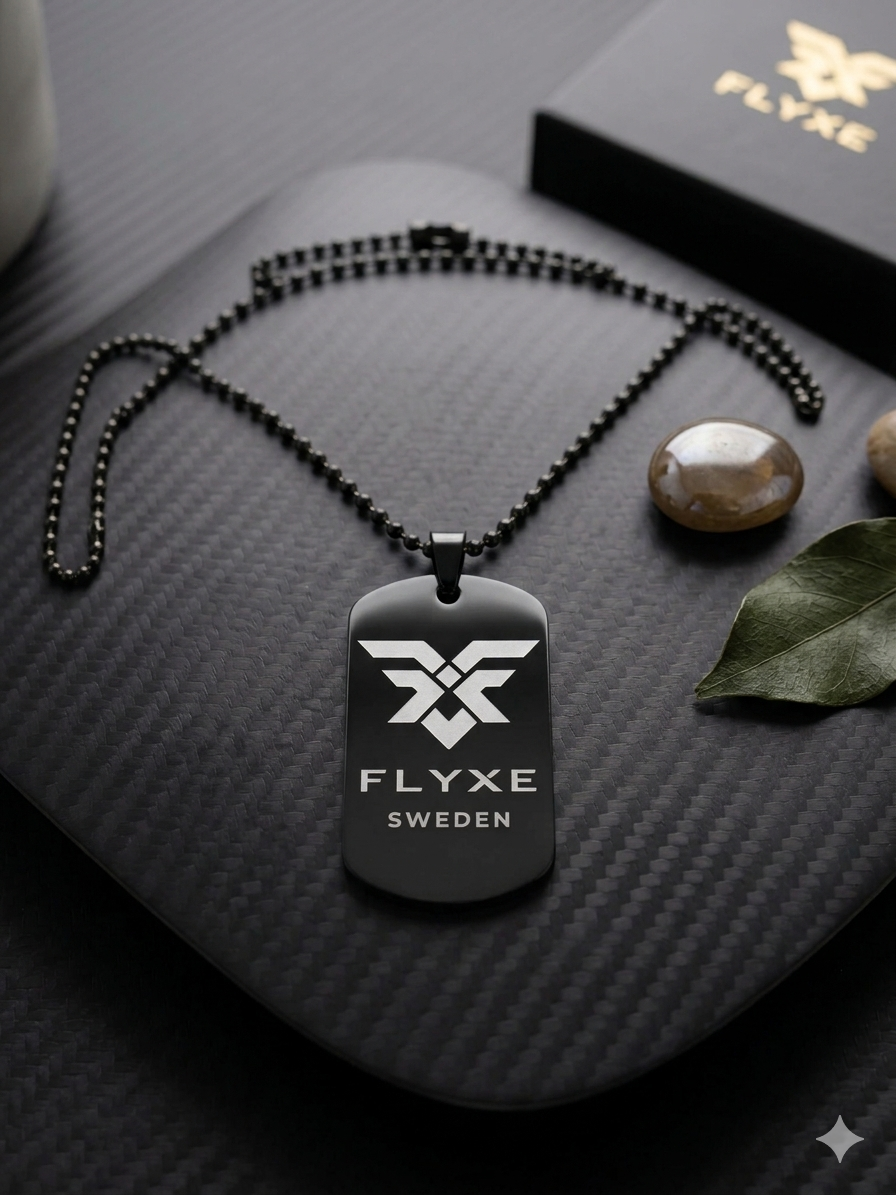FLYXE DOG TAG — BLACK