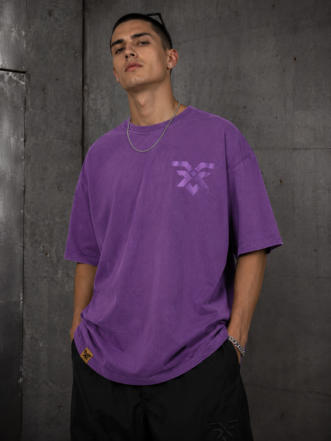 ICON TEE - ACID PURPLE