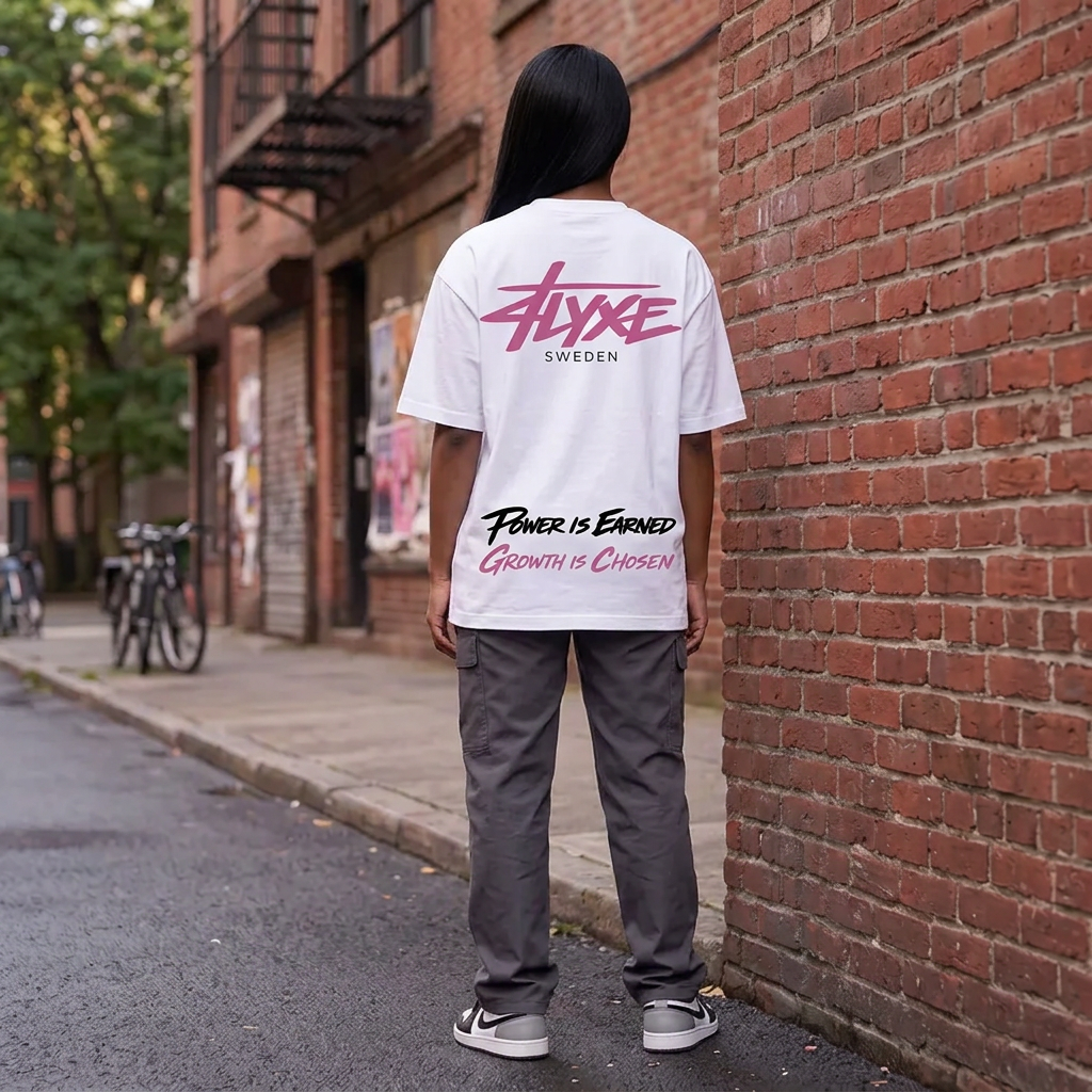 POWER & GROWTH TEE - WHITE