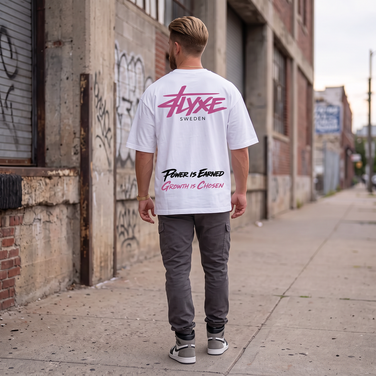 POWER & GROWTH TEE - WHITE